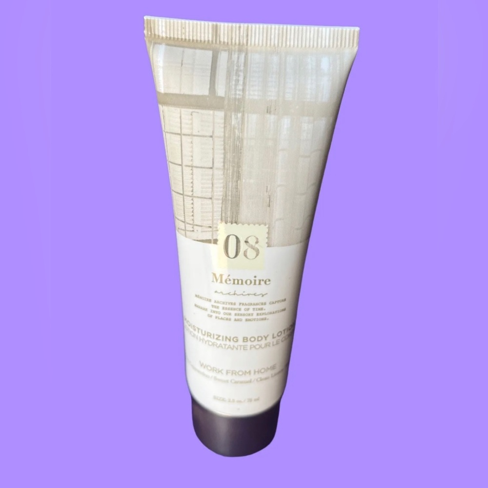 Memoire Archives Work from Home 08 Moisturizing Body Lotion 2.5 oz NWOB & Sealed